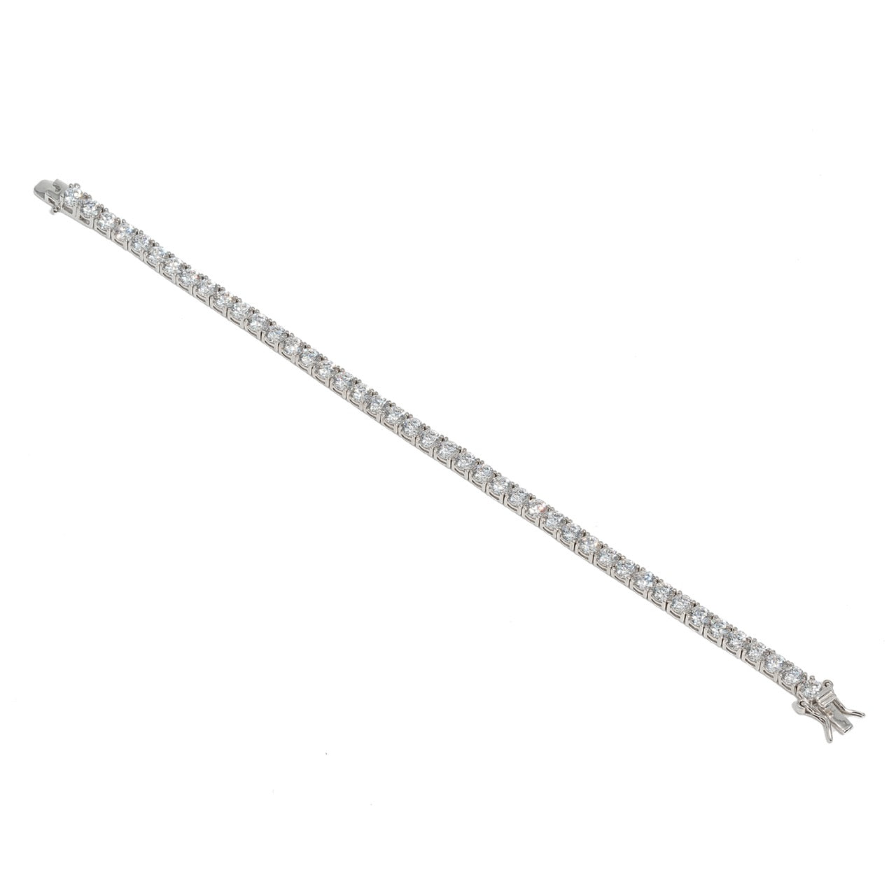 4,5 MM RADIANT CUT TENNIS BRACELET