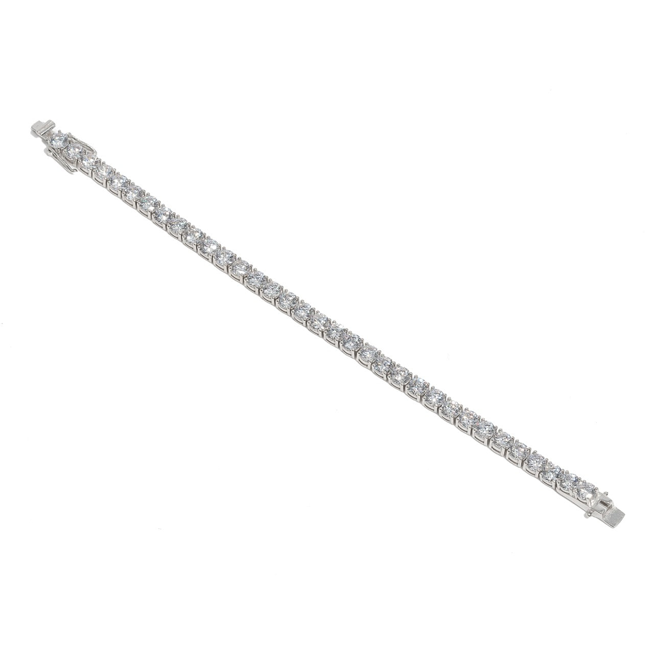 4,5 MM RADIANT CUT TENNIS BRACELET