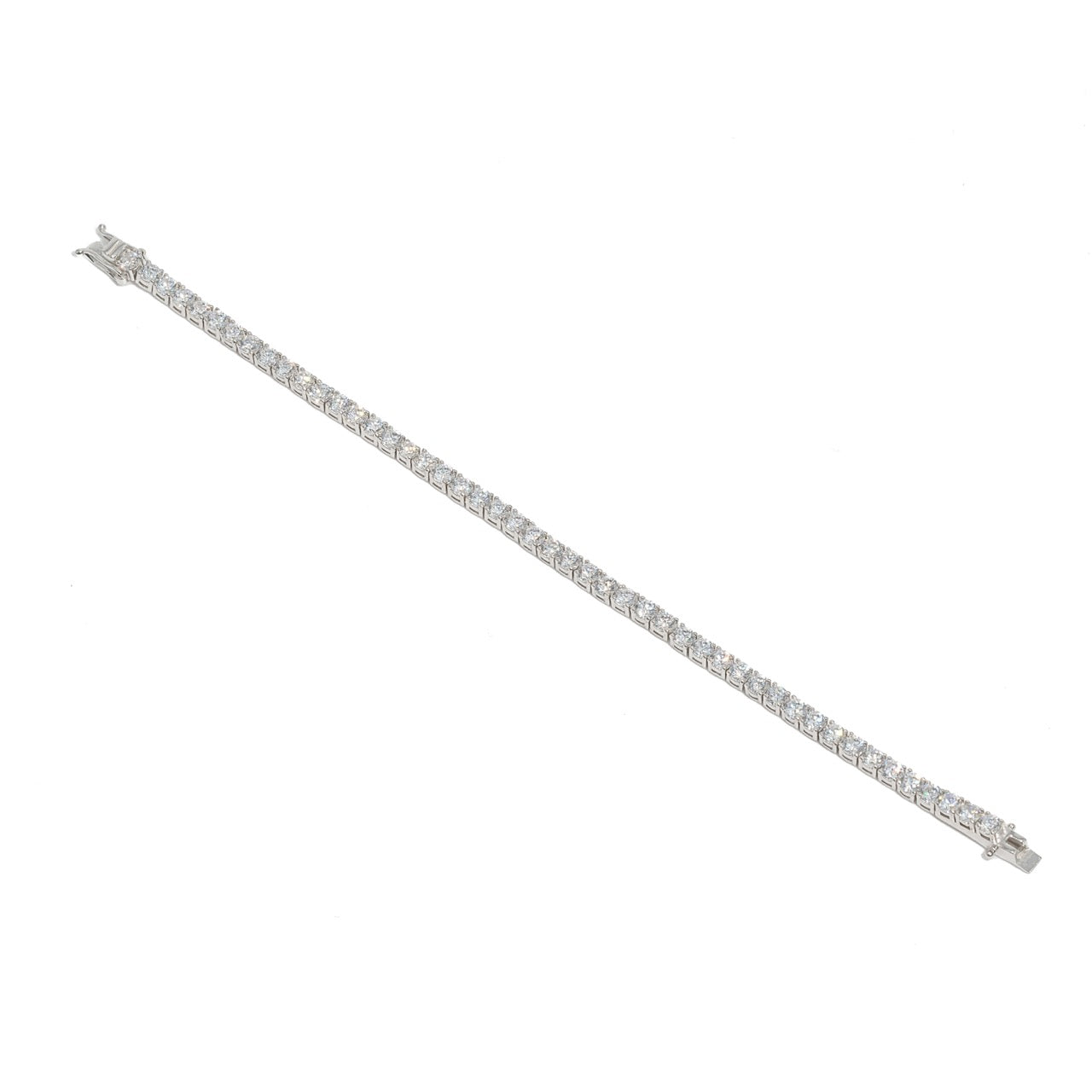 4,5 MM RADIANT CUT TENNIS BRACELET