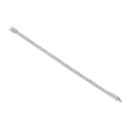 4,5 MM RADIANT CUT TENNIS BRACELET