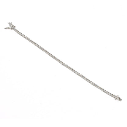 4,5 MM RADIANT CUT TENNIS BRACELET