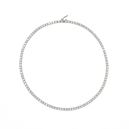 ROUND STONES CLASSIC TENNIS NECKLACE