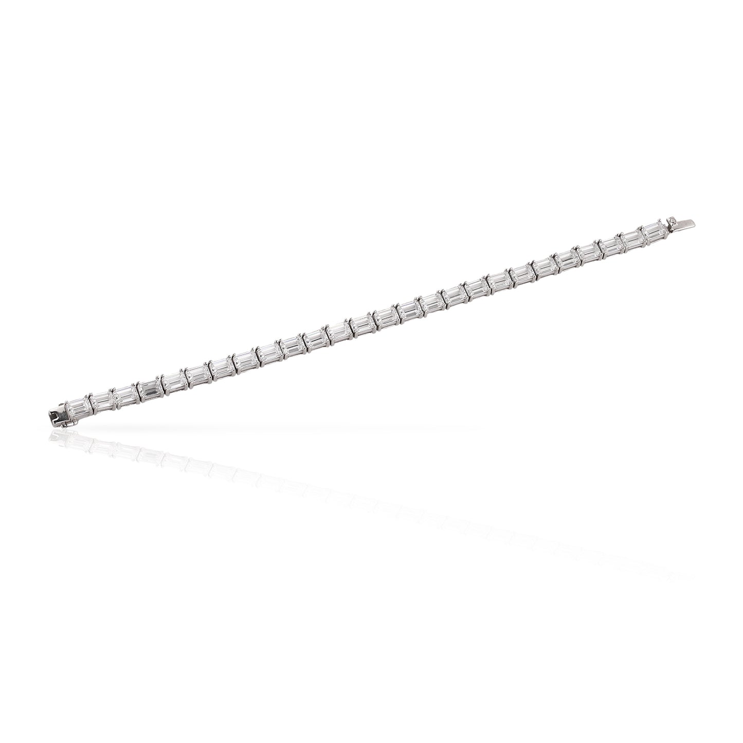 CLASSIC BAGUETTE TENNIS BRACELET