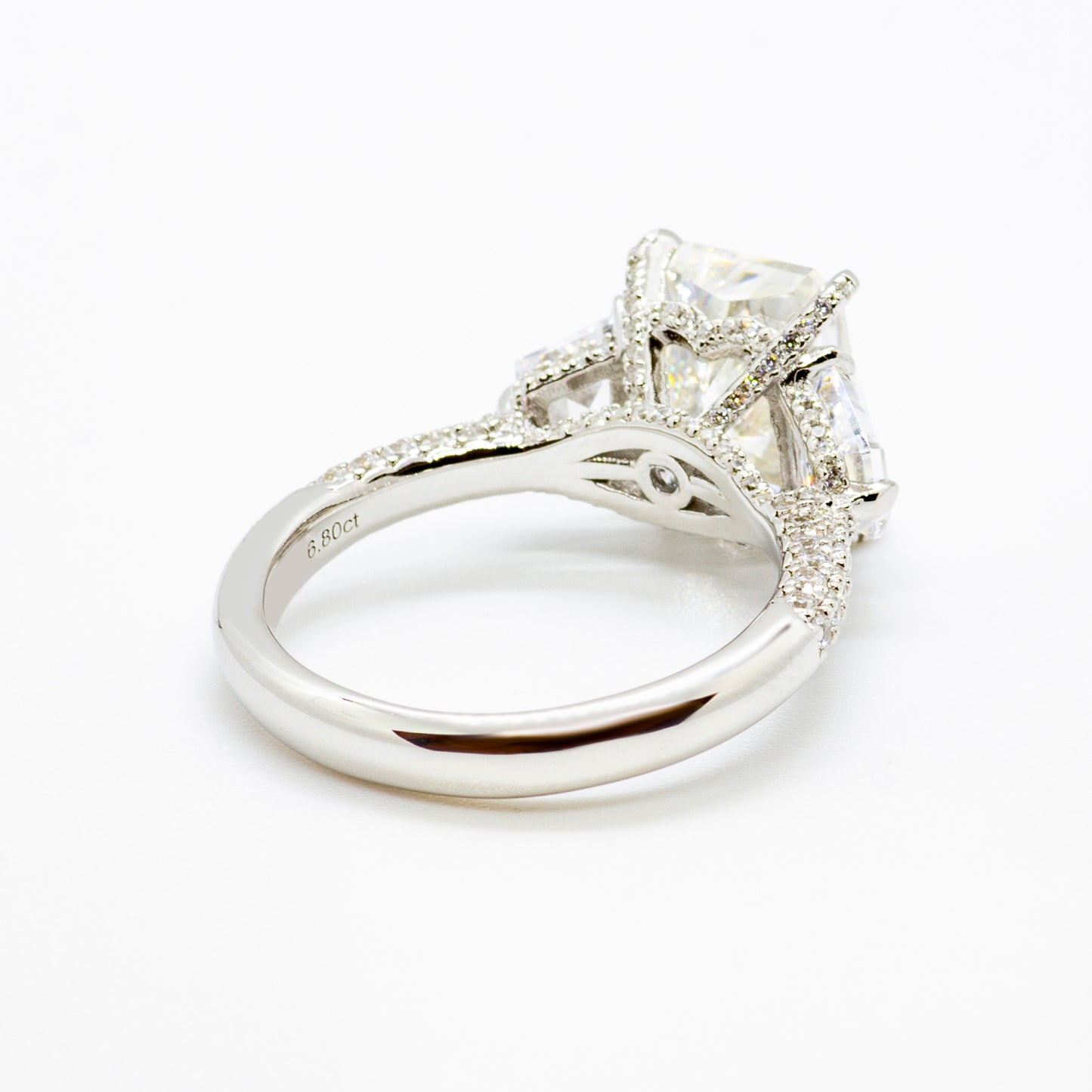 ANOTHER CARRE SOLITAIRE RING