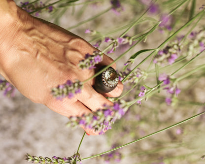 HANDCRAFTED EBONY DIAMOND RING