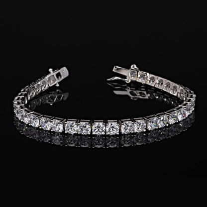 4,5 MM RADIANT CUT TENNIS BRACELET