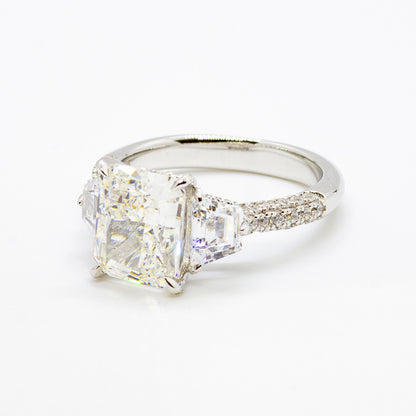 ANOTHER CARRE SOLITAIRE RING